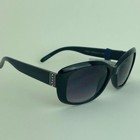 SG00778 NorthCrest Sunglasses For Women's 100% UVA-UVB Protection Black Square, - Picture 2 of 7